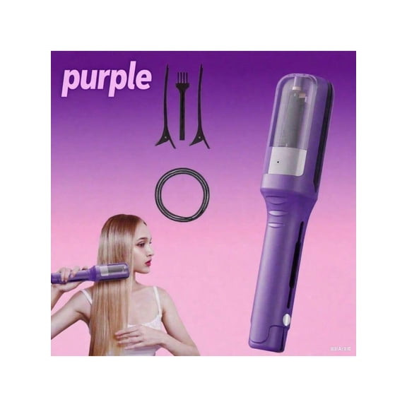 500mAh Rechargeable Hair Trimmer - USB, Ergonomic Purple for Split Ends & Scalp. Perfect Gift For 2026.