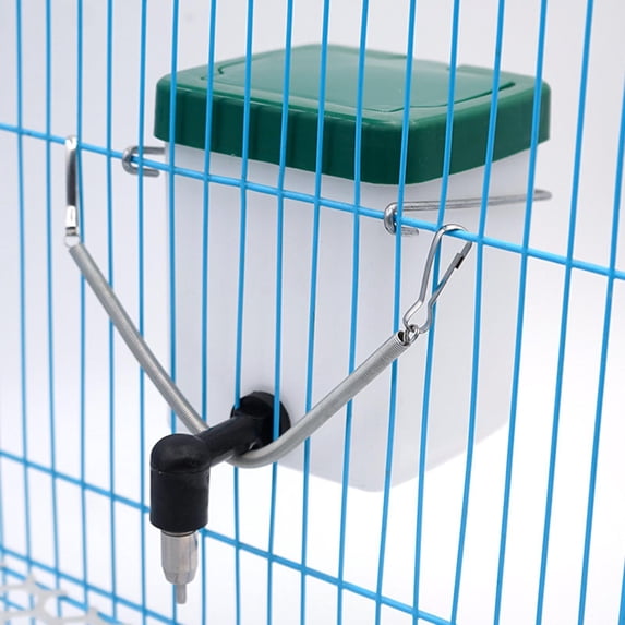 500mL Detachable Automatic Drinker Water Feeder Dispenser Cage Waterer Leakproof Small Animal Leakproof for Rabbit Hamster Guinea