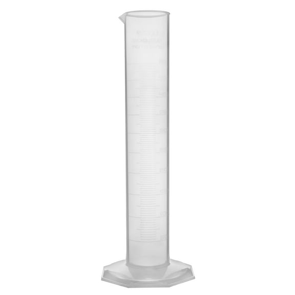 500mL Graduated Cylinder - Premium Polypropylene, Hexagonal Base - Class B, 5mL Graduation
