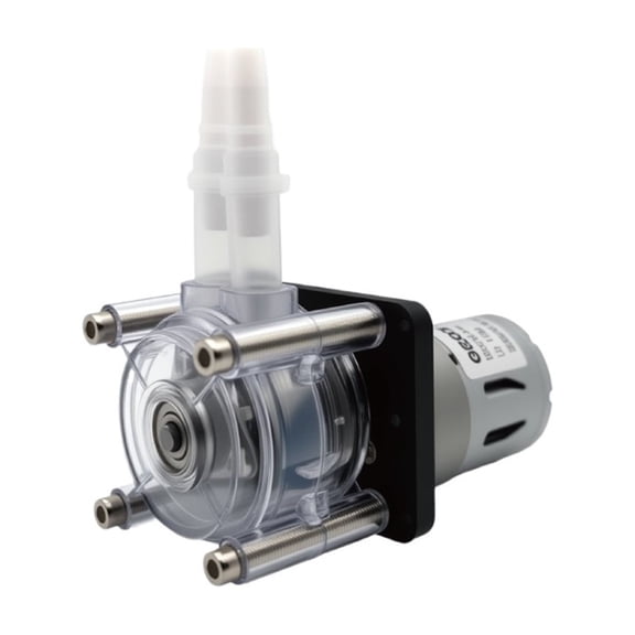500mL/min High-Quality Peristaltic Pump - Corrosion Resistant, Transparent PC Head For Aquarium & Lab Use ,Easy to Use - PHARMED BPT TUBE_24V