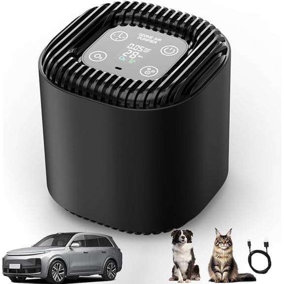 500mg/h High Capacity Ozone Machine Generator, Commercial Industrial Quartz Tube Air Purifier, Ionizer & Deodorizer Ozone Odor Eliminator Suitable for Home, Car, Basements, Pets, Smoke, Farms