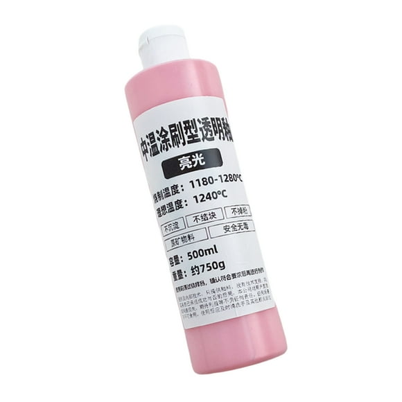 500ml/16.9oz Clay Varnish for Pottery and Craft Project High Gloss Ceramic Clay Sealant Water Clear Finish