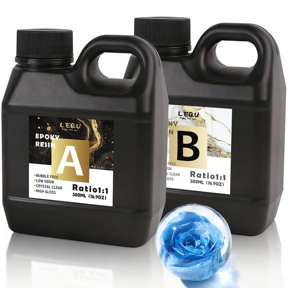500ml + 500ml Rapid-Curing Two-Component DIY Epoxy Resin Kit