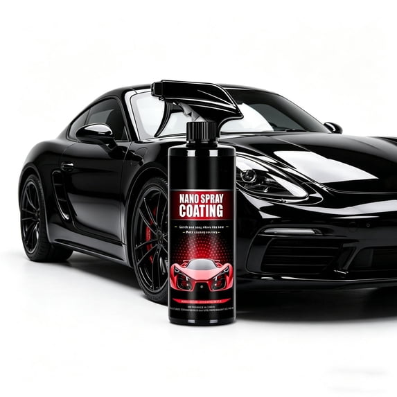 500ml Auto Ceramic Coating Spray, Hydrophobic Brightening Waterproof Scratch Proof Agent, Fast Acting Protector for Car Exterior Paint Care