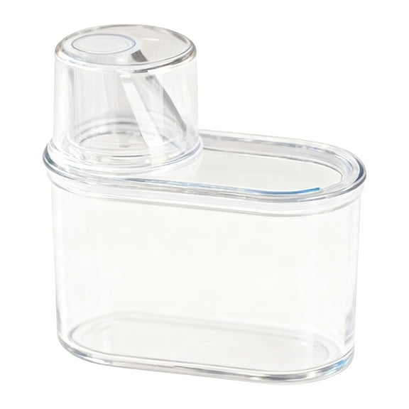 500ml Clear Laundry Detergent Dispenser, Plastic Container for Liquid Soap