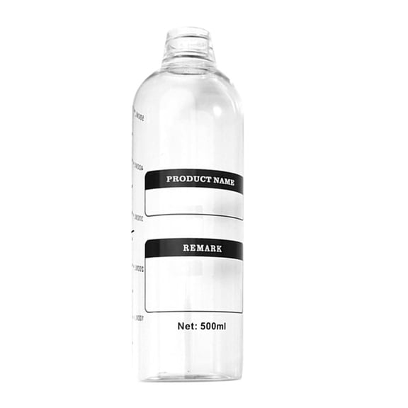 500ml Clear Trigger Spray Bottle – Adjustable Mist/Stream Nozzle, Empty for DIY Cleaning Solutions, Car Detailing, Gardening, Home Use