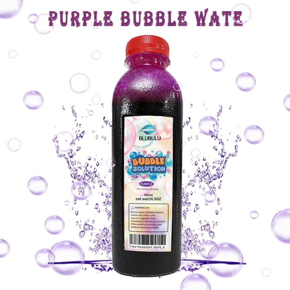 500ml Color Bubble Liquid Refill - Long lasting, safe, non-toxic, suitable for Easter, parties, weddings Utensils Romantic