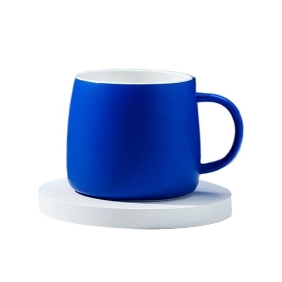 500ml Creative Design Splash Ink Blue Ceramic Mug Coffee Cup Couple Water Cup Breakfast Oatmeal Cups