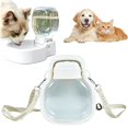 thumbnail image 1 of 500ml Foldable Portable Pet Water Bottle, Leak Proof Dog Water Dispenser with Shoulder Strap, Reusable Travel Drinking Water Cup for Dogs Cats Outdoor Walking Hiking Camping Travel, 1 of 5