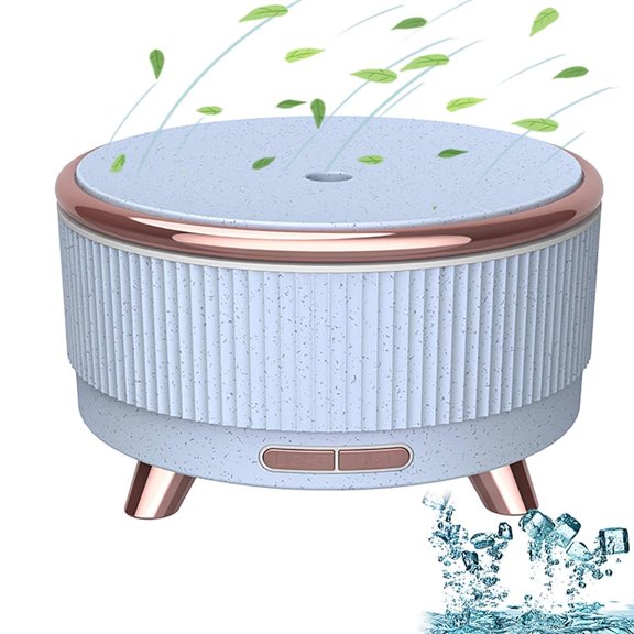 500ml Home Mini Essential Oil Diffuser-Aromatherapy Diffuser Mist Humidifier-1/3/6h Timer-7 Colors + Remote Control-Auto Shut off Without Water