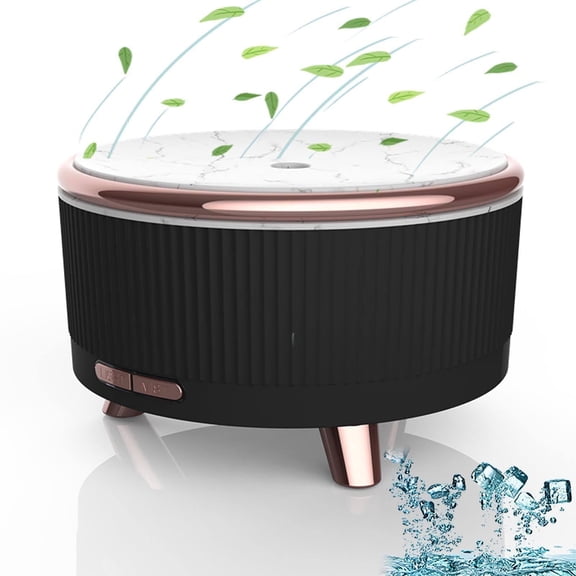 500ml Home Mini Essential Oil Diffuser-Aromatherapy Diffuser Mist Humidifier-1/3/6h Timer-7 Colors + Remote Control-Auto Shut off Without Water