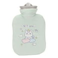 500ml Hot Water Bottle Bag Thicken Pain Reduction Hot Cold Compress