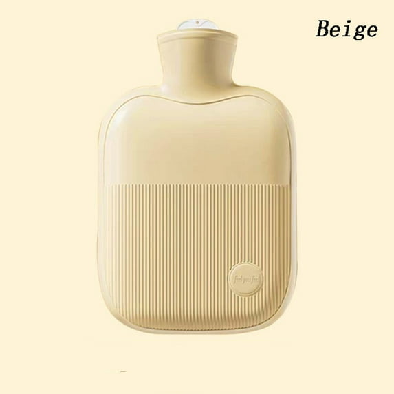 500ml Hot Water Bottle, High-Density PVC Material, 7.28x5.11 Inches, Winter Warmth Solution, Retains Heat 2-3 Hours, Colors: Pink, Green, Gray, Yellow