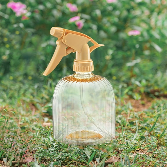 500ml Household Disinfectant Spray Bottle, Reusable Fine Mist Sprayer for Alcohol Cleaning Solutions Sanitizing Surfaces Plant Misting Pet Care Ergonomic Handle Green