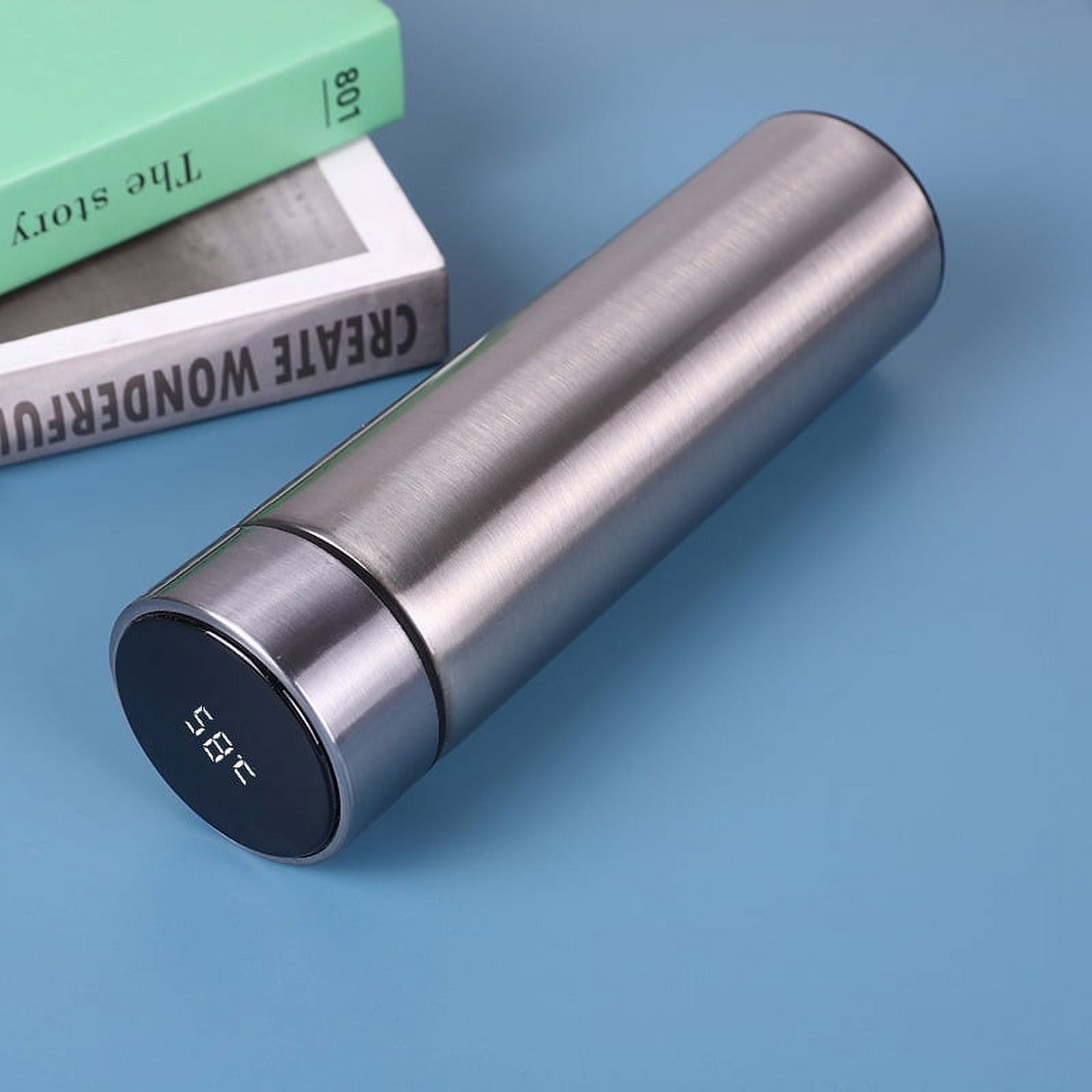 500ml Intelligent Stainless Steel Thermos Bottle with LCD Temperature