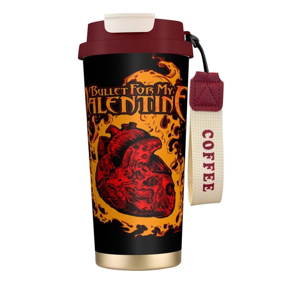 500ml Leak Proof Reusable Vacuum Insulated Mug Bullet For My Valentine (12) 316 Stainless Steel Coffee Cup Red Tumbler