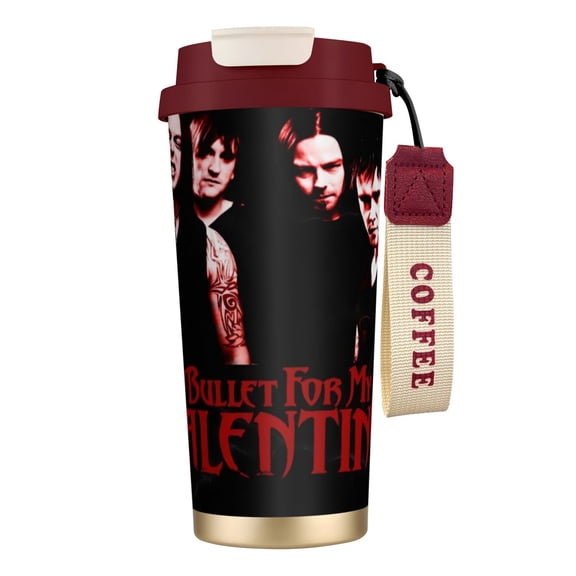 500ml Leak Proof Reusable Vacuum Insulated Mug Bullet For My Valentine (19) 316 Stainless Steel Coffee Cup Red Tumbler