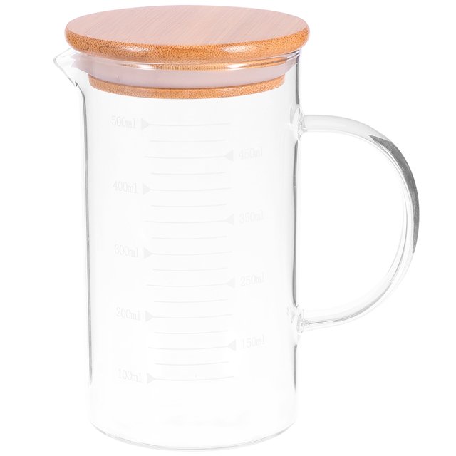 500ml Measuring Cup Glass Heat Resistant Measuring Glass Cup Milk Cup