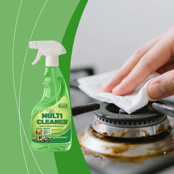 500ml Multi-Purpose Household Cleaner Spray, All-Purpose Surface Cleaner for Kitchen, Bathroom, Countertops, Floors & Appliances, Gentle Formula, Ready-to-Use Home Cleaning Spray