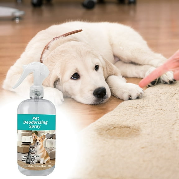 500ml Pet Stain & Odor Eliminator Spray with Natural Formula for Dog and Cat Households