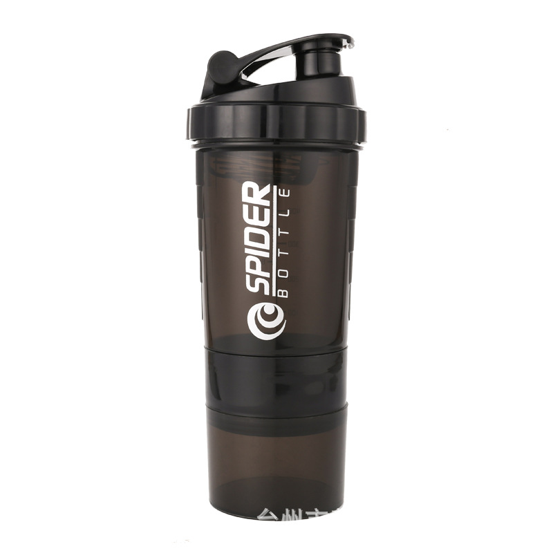 Protein Powder Case 500ml Portable Protein Powder Shaker Bottle High Capacity Drinking ...
