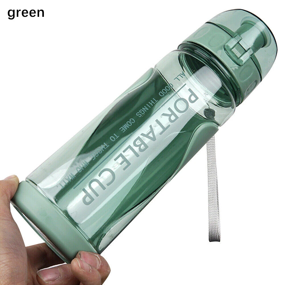 500ml Portable Sports Water Bottle Plastic Outdoor Gym Travel Drinks ...