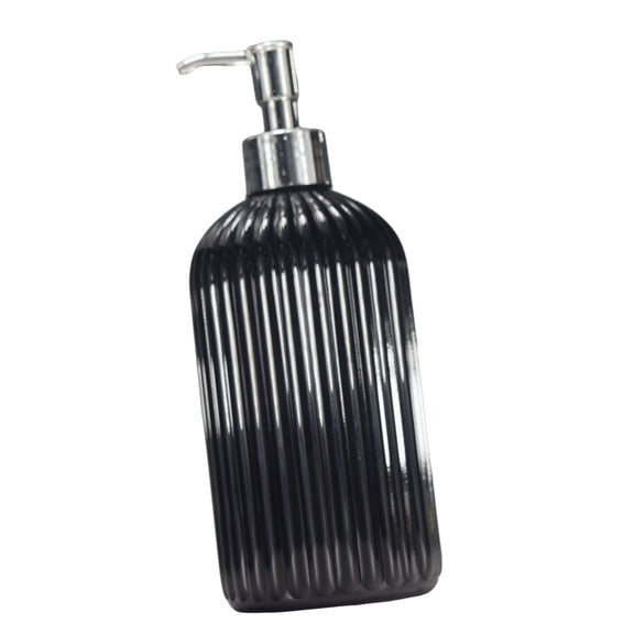 500ml Refillable Soap Dispenser Bamboos Striped Bathroom Organizers Shampoo Conditioner Lotion & Body Wash