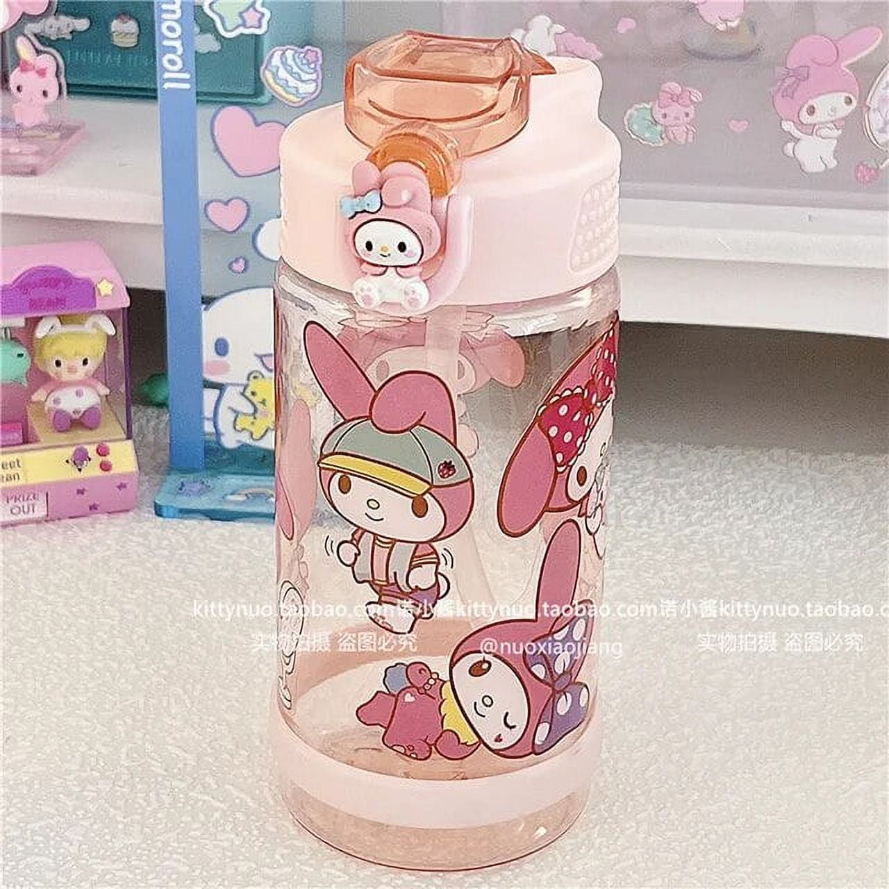 500ml Sanrio Hello Kitty Outdoor Water Cup Anime Melody Kuromi 