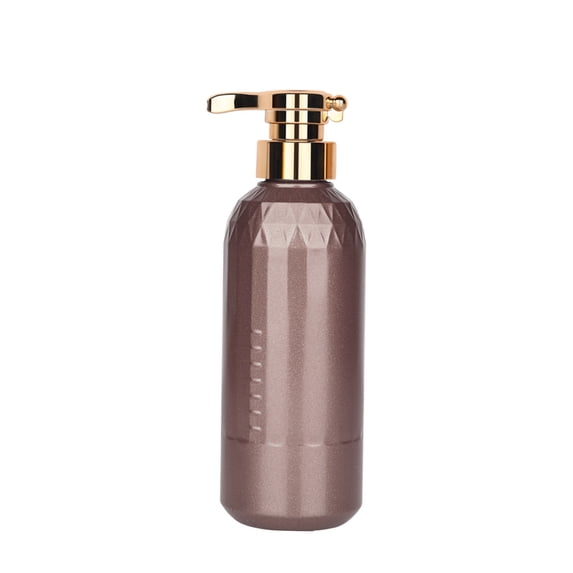 500ml Shower Gel & Hand Soap Dispenser Bottle - Stylish Refillable Liquid Soap Pump for Bathroom, Kitchen & Office - Multi-Purpose Plastic Container for Lotion, Shampoo & More Rose Gold