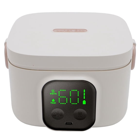 500ml Smart Constant Temperature Bowl Fast Heating Food Warmer 304 Stainless Steel Lining Outdoor Portable Electric