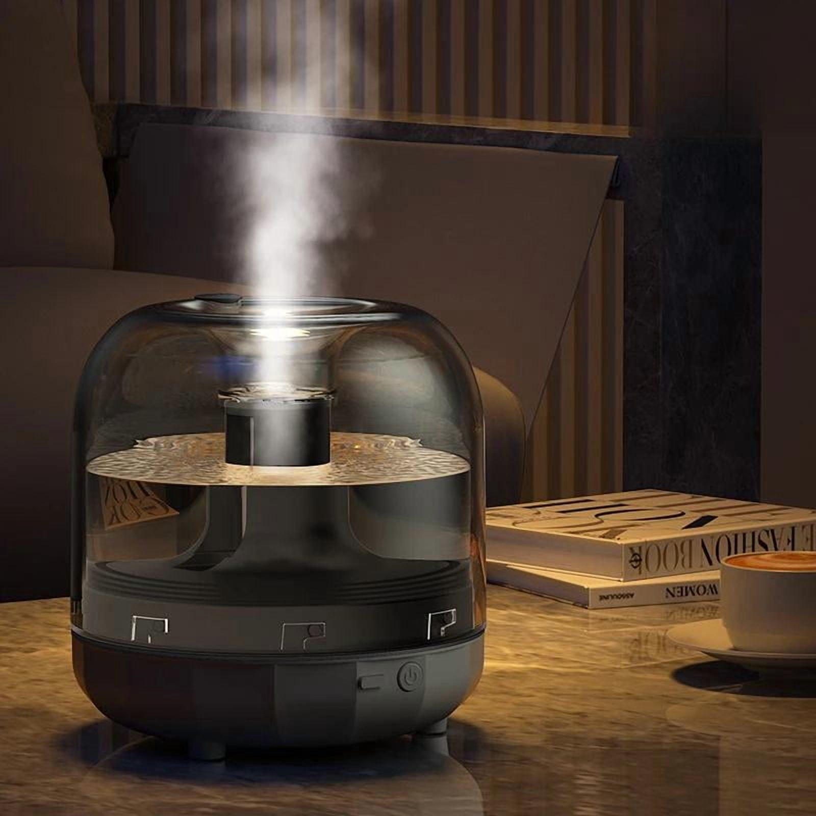 500ml Smart Humidifier Large Mist Output Auto Shutoff Warm Night Light Air Purification Quiet Operation for Home Office Nursery