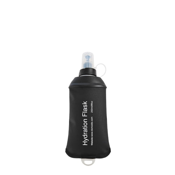 500ml Soft Flask,Light Tpu Foldable Soft Water Bottle Leak Proof Hydration Flask,Soft Water Bottle Running for Running Hiking Cycling Camping Portable Travel Sports Water Bag Easy to Carry