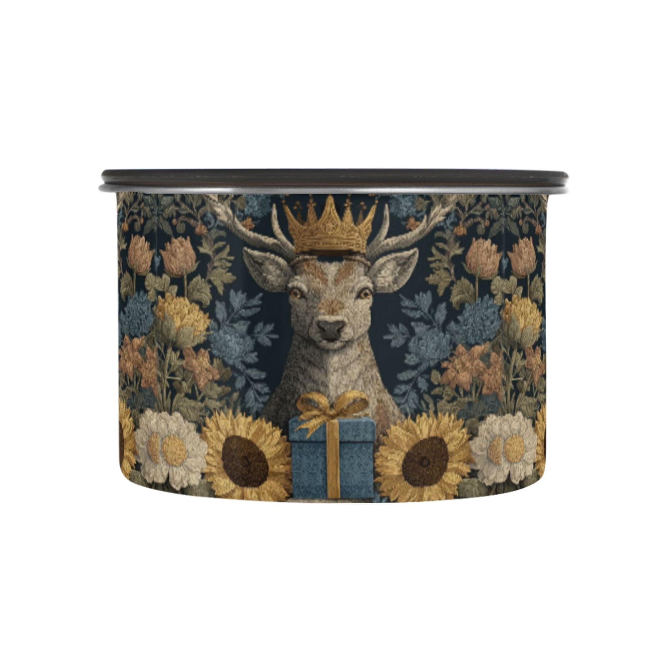 500ml Stainless Steel Food Storage Containers Beautiful Deer Wearing A ...
