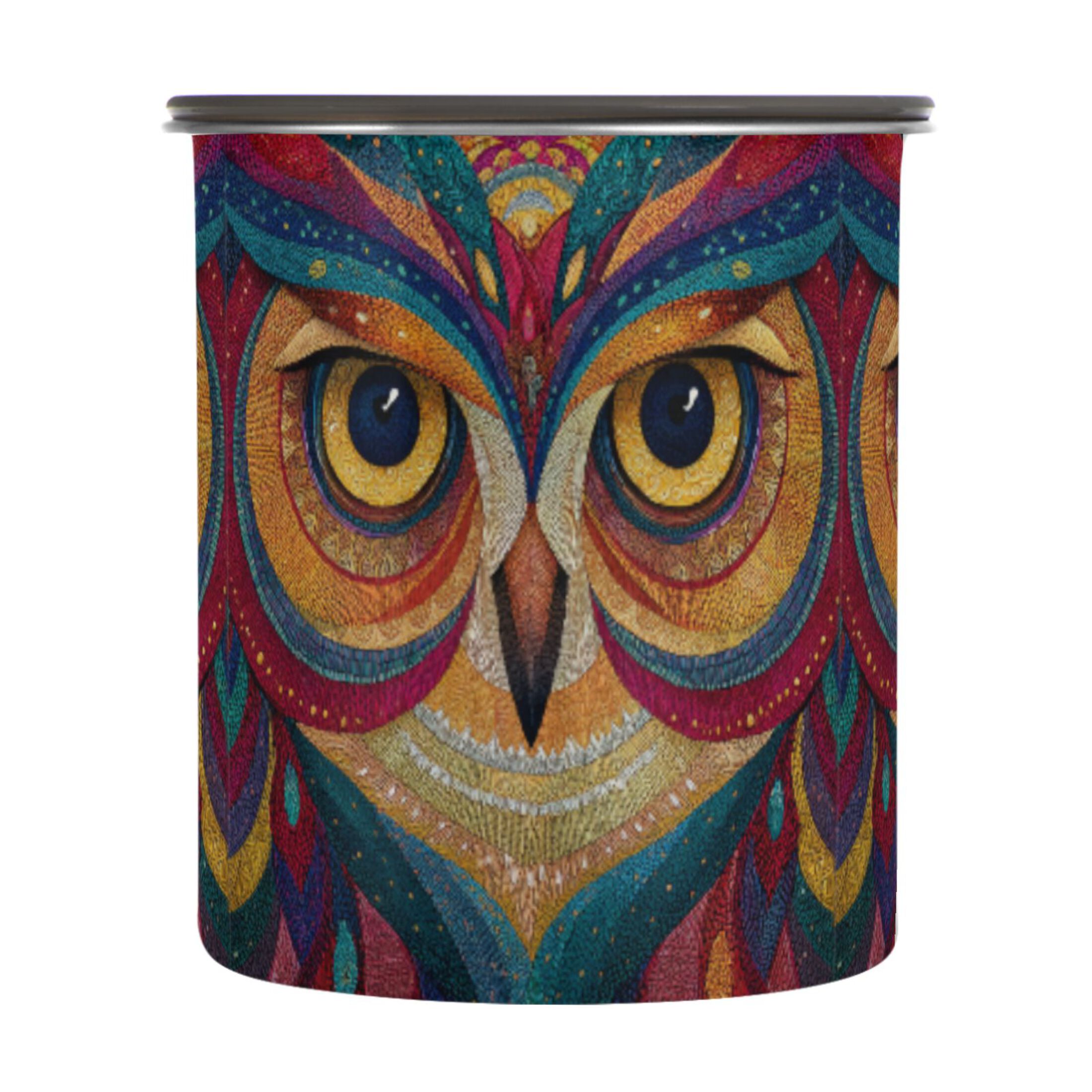 500ml Stainless Steel Food Storage Containers Colorful Owl Face ...