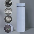 thumbnail image 1 of 500ml Stainless Steel Smart Temperature Display Travel Mug with Tea Infuser for Office Commuting 1-Pack, 1 of 6