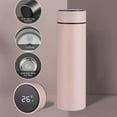 thumbnail image 1 of 500ml Stainless Steel Temperature Display Travel Mug with Tea Infuser for Office Commute 1-Pack, 1 of 6