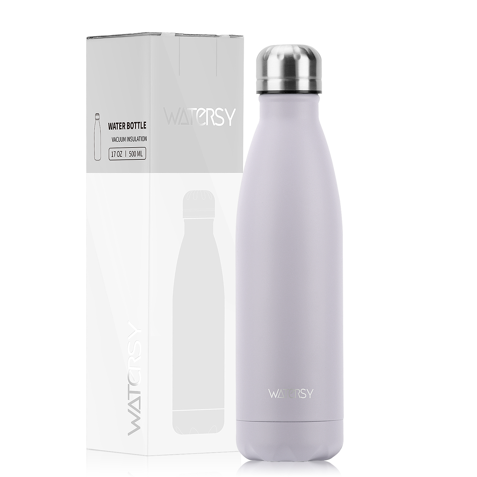 500ml Stainless Steel Water Bottle Insulated Vacuum Flask Double Wall ...