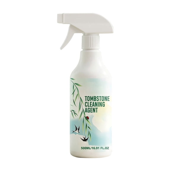 500ml Tombstone and Monument Cleaning Spray, Effortless Surface Restorer for Granite, Limestone, and Memorial Stones, Safe, Non-Damaging with Protective Barrier