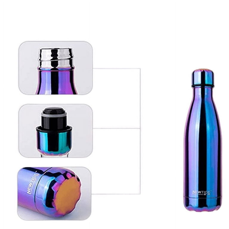Personalised Water Bottle Vacuum Insulated Stainless Steel Chilly Flask  500ML, Hot or Cold, Gym Bottle 