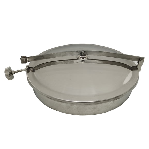 500mm Circular Atmospheric Manhole Sanitary Tank Cover 304 Stainless Steel