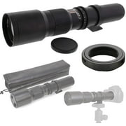 500mm f/8-32 HD Preset Telephoto Lens for Pentax K-1, K-S2, K-S1, K-500, K-70, K-50, K-30, K5 IIs, K-7, K-5, K-3 II, K-2, K100D, K110D and K10D Digital SLR Cameras