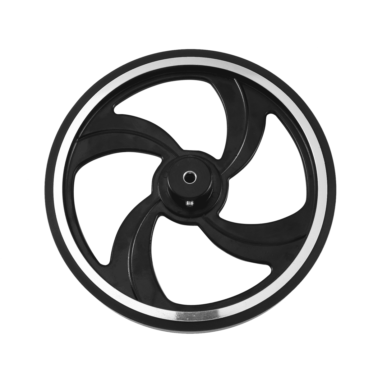 HEXEH 200mm Aluminum Polyurethane Encoder Wheel With Bracket - For Industrial Automation, DIY, Velocity & Position Measurement