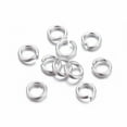 thumbnail image 1 of 500pc 304 Stainless Steel Jump Rings Open Jump Rings Silver Color Plated 20 Gauge 4x0.8mm Inner Diameter: 2.5mm, 1 of 2