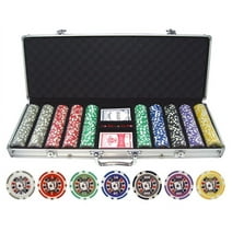 500 Dice Style Casino Weight Poker Chip Set - Walmart.com