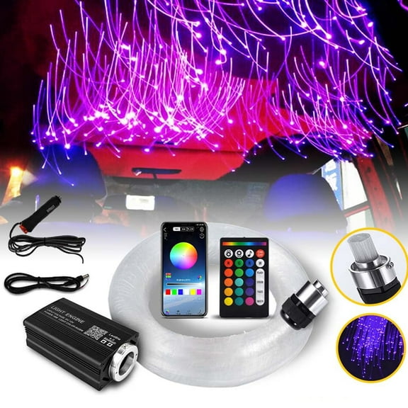 500pc Fiber Optic Car Home Headliner Star Light Kit Roof Ceiling Lights Remote