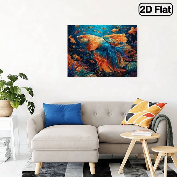 500pc Fun puzzle,frameless paper puzzle, mental exercise,suitable for family games during holidays. The best gift for puzzle enthusiasts.