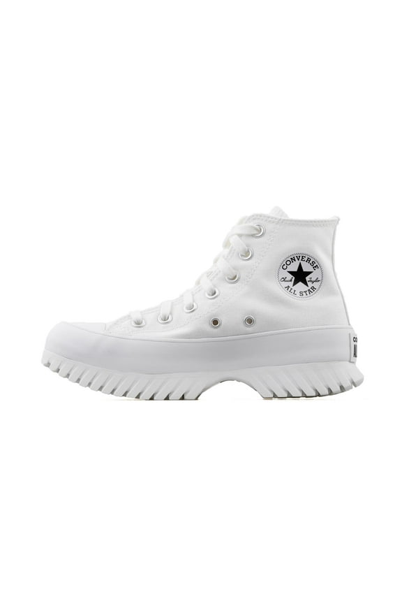 Chuck Taylor All Star Lugged 2.0 Unisex, White/Egret/Black, 11.5 US Women/9.5 US Men