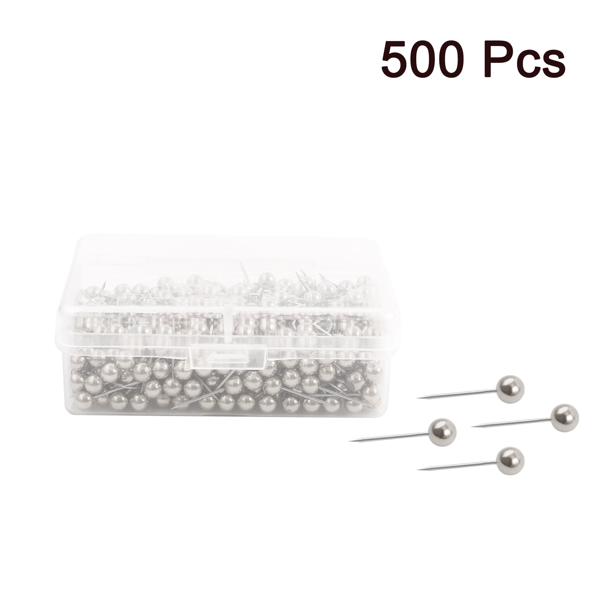 100pcs Black Flat Head Tacks, Multi-purpose Push Pins For Boards, Wall  Hangings, Office And Home Use
