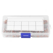 500pcs 10 Values 50V 1NF-68NF Monolithic Ceramic Capacitor Assorted Kit, High-Capacitance Electronic Components Assortment Set with Storage Box 102 to 683