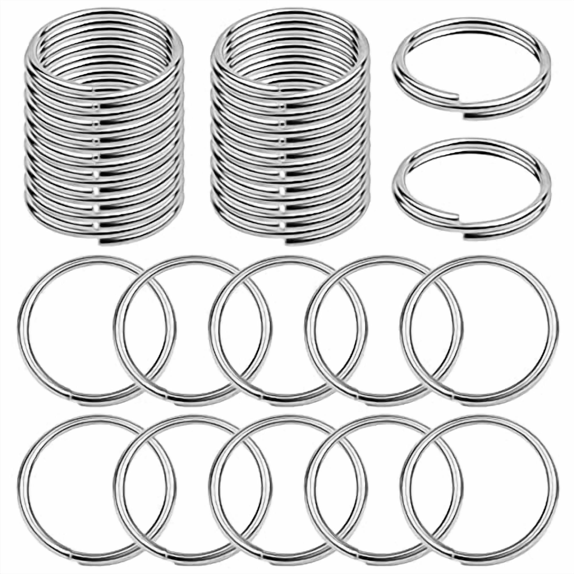 500pcs 10 mm Silver Alloy Split Jump Rings Double Loop Split Rings ...